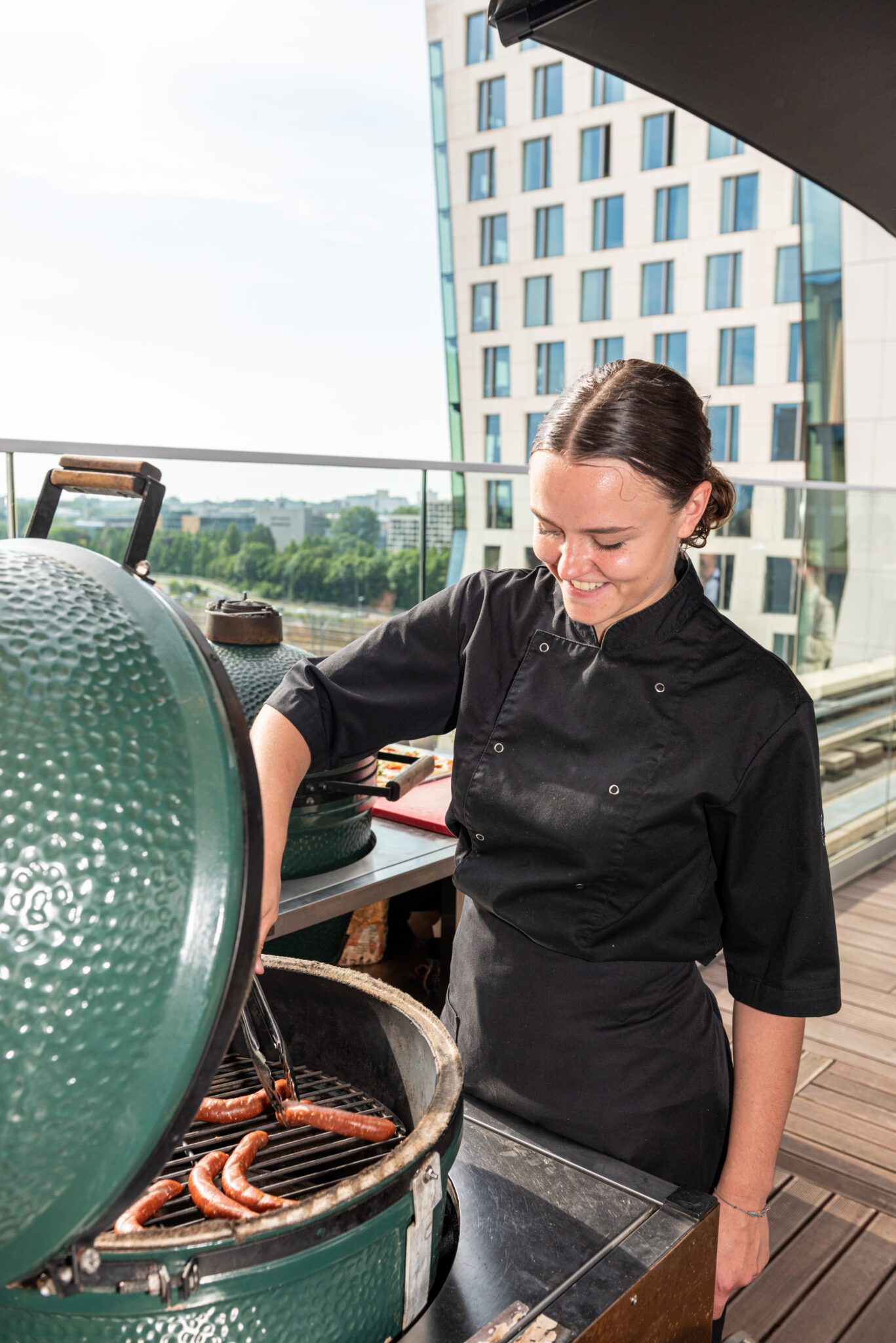 BBQ tijdens een feest op De Inspiratieboot